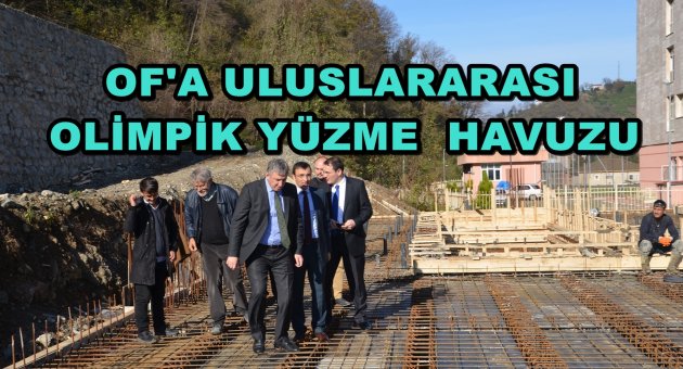 Of Kapalı Yüzme Havuzu İnşaatı Hızla Yükseliyor