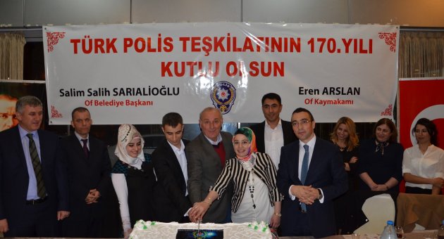 Of’ta Polis Teşkilatı’nın 170. Kurtuluş Yıl Dönümü Kutladı