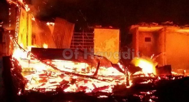 OF'TA TÜP PATLADI EV KÜL OLDU