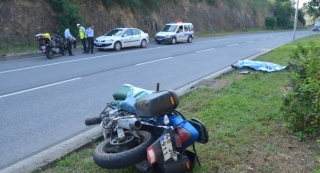 Ordu'da motor kazası 1 ölü