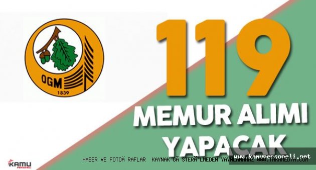 Orman Genel Müdürlüğü 119 Memur Alımı Yapacak