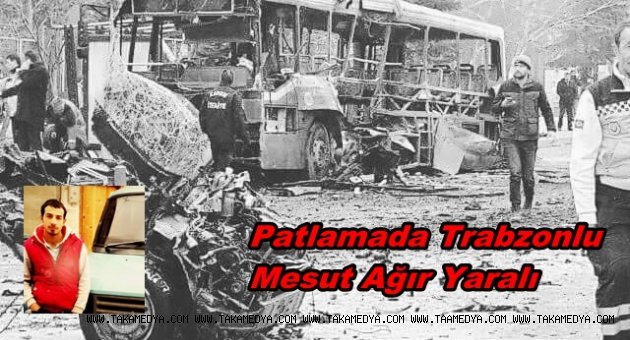 Patlamada Trabzonlu Asker Ağır Yaralandı