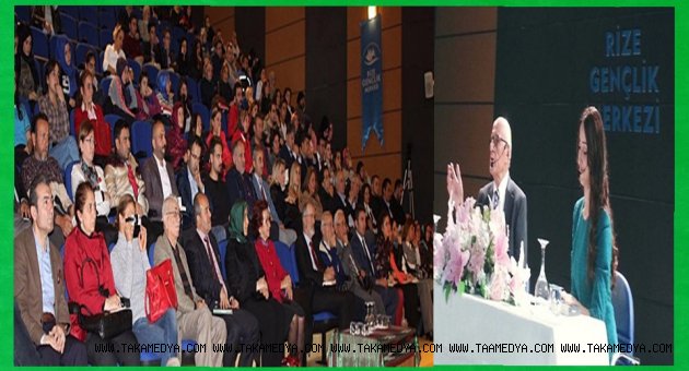 PROF.DR. DERVİŞOĞLU NUN SÖYLEŞİSİ RİZE DE AYAKTA ALKIŞLANDI