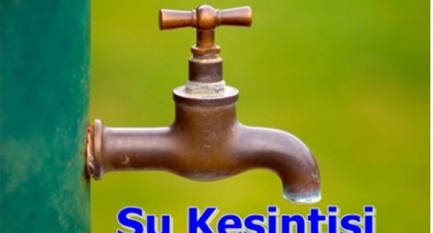 Rize Belediyesinden Su Kesintisi