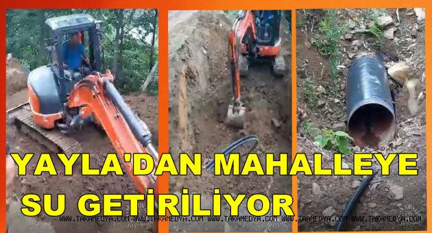 RİZE'DEN OF'A SU GELİYOR