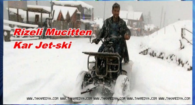 RİZELİ MUCİT'TEN KAR JET--SKİ