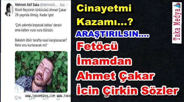 Rizeli Sanatcı Ahmet Çakar'ın Ölümü Kazamı Yoksa...?