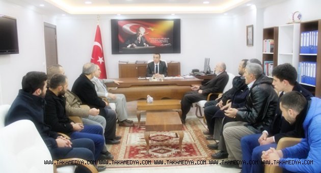 Saadet Heyetinden Kaymakama Veda Ziyareti