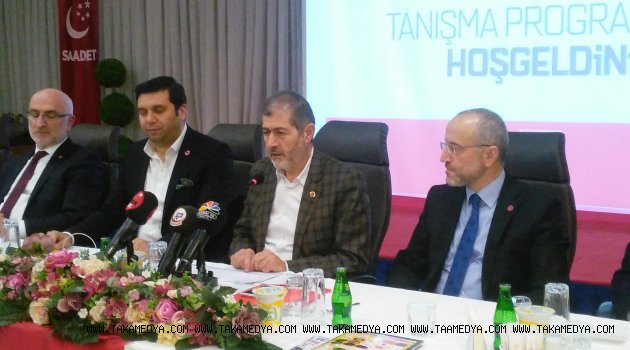 Saadet Partisi İstanbul'da Yerel Basınla Bir Araya Geldi