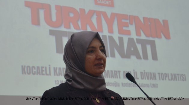 Saadet Partisi Kadın Kolları Kocaeli'nde Toplandı