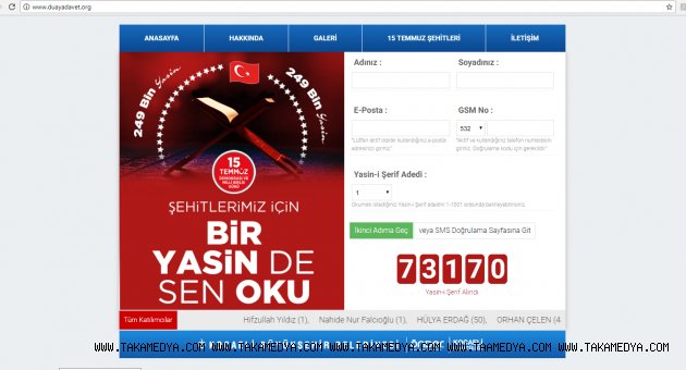 Şehitlerimiz için bir Yasin de sen oku