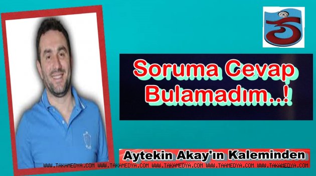 Soruma Cevap Bulamadım..!