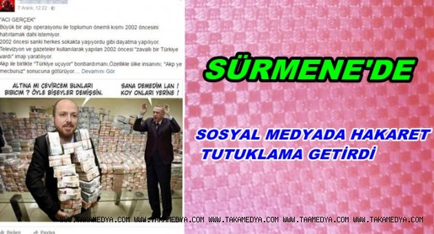  SOSYAL MEDYADAN HAKARET ETTİ TUTUKLANDI