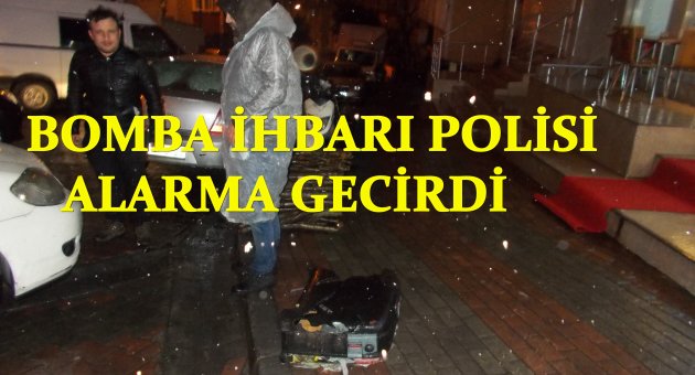 ŞÜPHELİ PAKET POLİSİ ALARMA GECİRDİ