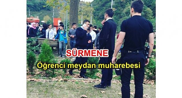 SÜRMENE' DE GERGİN ANLAR