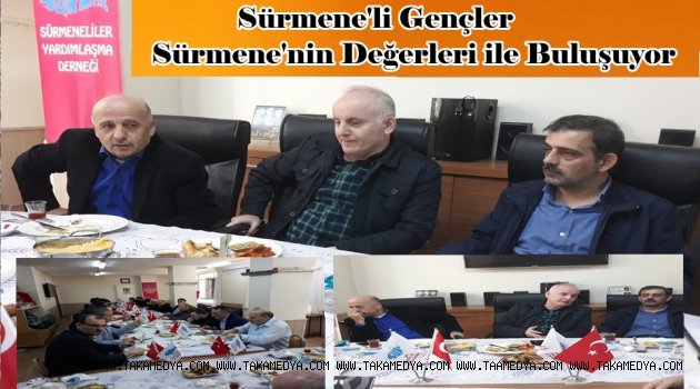 Sürmeneli Gençler Selahattin Kambur'u Ağırladı