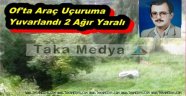 Trabzon'da Araç Şarambole Yuvarlandı 2 Yaralı