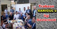 Mustafa Sarıgül Trabzon’da İlgi Görmedi