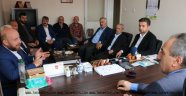 Ak Parti yönetiminden Of Medya Derneğine ziyaret