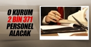 Adalet Bakanlığı 2 bin 371 personel alacak..