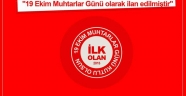 Başkan Selami AYKUT Muhtarlar Günü acıklaması