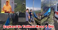 Çaykara'da Talihsiz Kaza Murat Baş Yaşamını Yitirdi