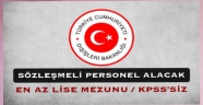 Dışişleri Bakanlığı Lise Mezunu Sözleşmeli Personel Alımı 2016