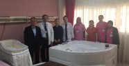 Ege Bölgesinin ilk suda doğum ünitesi Devlet Hastanesinde Açıldı …..