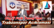 FAİK TUNAY'SAMİMİYETSİZ YÖNETİCİLERİN BEDELİNİ TS .TARAFTARI ÖDÜYOR
