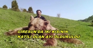 GİRESUNDA AYI OPERASYONU