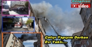 Güngören'de 6 Katlı Binada Yangın