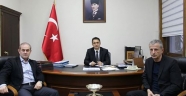 Kaymakam Dervişoğlu'na Hayırlı olsun ziyareti