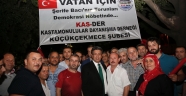 KÜÇÜKÇEKMECELİLER'DEN DARBEYE KARŞI DEMOKRASİ NÖBETİ