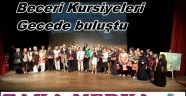 Mesleki Beceri Kursiyeleri Muhteşem Geceyle Son Buldu