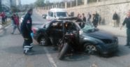GÜNGÖREN'DE MOTORSİKLET İLE OTOMOBİL ÇARPIŞTI 2 ÖLÜ