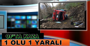 Of’ta Vinç kazası 1 ölü, 1 yaralı
