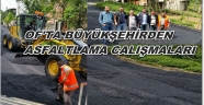  Of ve Çarşıbaşı’nda asfalt çalışmaları tam gaz devam ediyor