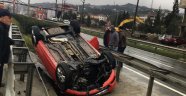 OF'TA ARAÇ TAKLA ATTI 1 YARALI