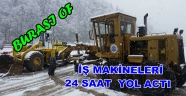 OF'TA İŞ MAKİNELERİ GECE GÜNDÜZ YOL ACIYOR