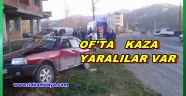 OF'TA KAZA ÜSTÜNE KAZA YARALILAR VAR