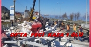 OF'TA TIR BARİYERLERİ AŞTI 1 ÖLÜ