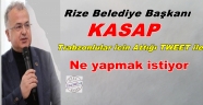 RİZELİ BAŞKAN'DAN PROVAKATÖRLÜK KOKAN TWEET
