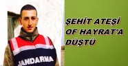 ŞEHİT ATEŞİ OF'A DÜŞTÜ