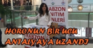 TRABZON RÜZGARI ANTALYA'DA ESİYOR