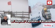 Trabzon Yaylaları Karlandı