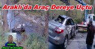 Trabzon'da Araç Dereye Uçtu 1 Yaralı