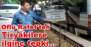 Trabzonlu Rafet Tiryakilere Tepki Gösterdi