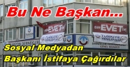 TRABZONLULAR BAŞKAN MUSTAFA DEMİR'İ TOPA TUTTULAR