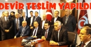 TRABZONSPOR'DA DEVİR TESLİM YAPILDI