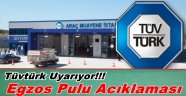  TÜVTÜRK ARAÇ SAHİPLERİNİ SAHTE UYGULAMALARA KARŞI UYARIYOR